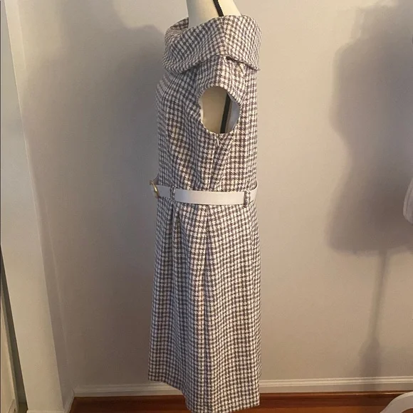 Alex Marie size 12 portrait colored belted dress excellent condition - Picture 4 of 10